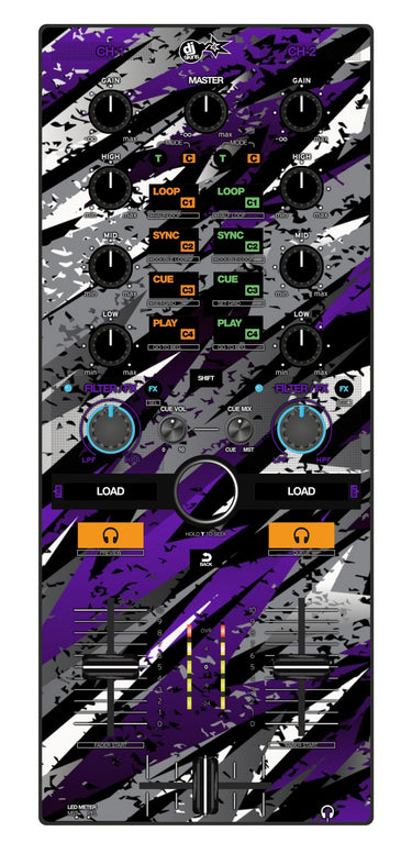 Reloop Mixtour Skin Sparkasm Purple